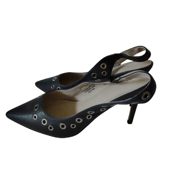 French Connection Rockout Slingback Heel Charcoal Women's Size 8 - Picture 3 of 7